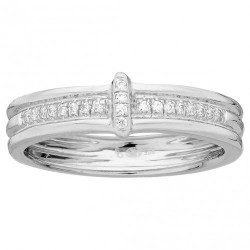 Bague argent 925/1000 et...