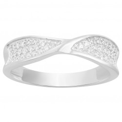 Bague argent 925/1000 et...