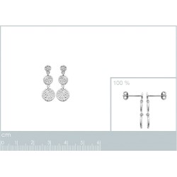 Boucles d'oreilles argent...