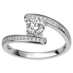 Bague argent 925/1000 et...