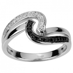 Bague argent 925/1000 et...