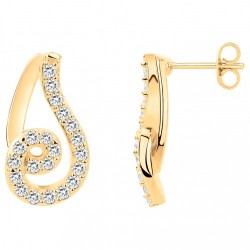 Boucles d'oreilles plaqué...
