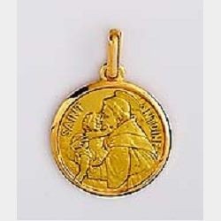 Médaille or750/1000 jaune...