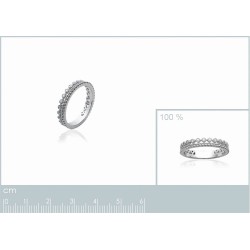 Bague argent 925/1000 et...