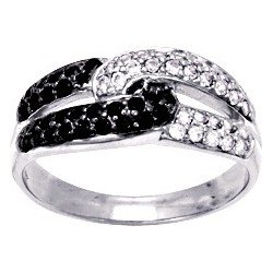 Bague argent 925/1000 et...