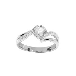 Bague argent 925/1000 et...