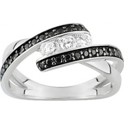 Bague argent 925/1000 et...