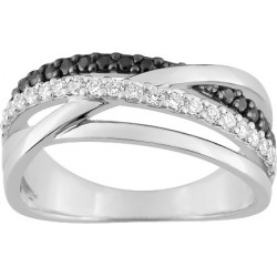 Bague argent 925/1000 et...