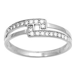 Bague argent 925/1000 et...