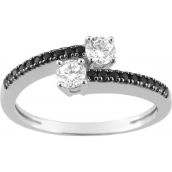 Bague argent 925/1000 et...