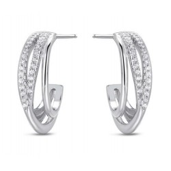 Boucles d'oreilles argent...