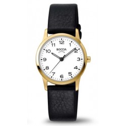 Montre dame titane sur cuir...