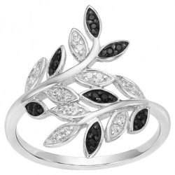 Bague argent 925/1000 et...