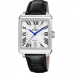 Montre homme acier sur cuir...