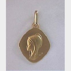 Médaille or750/1000 Vierge...