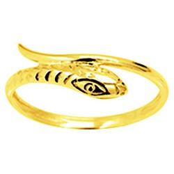 Bague or 750/1000 serpent...