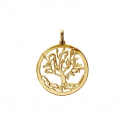 Pendentif plaqué or arbre...