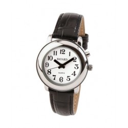 Montre homme acier sur cuir...