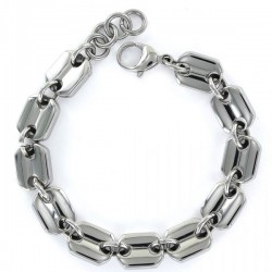 Bracelet acier 10 mailles...