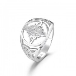 Bague argent 925/1000 et...