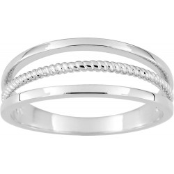 Bague argent 925/1000 3 fils 