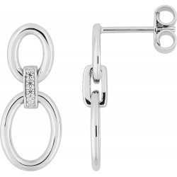 Boucles d'oreilles argent...