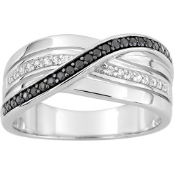 Bague argent 925/1000 et...