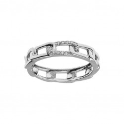 Bague argent 925/1000 et...