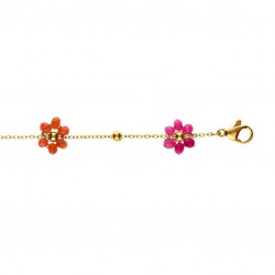 Bracelet acier doré boule...