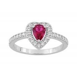 Bague argent 925/1000 et...
