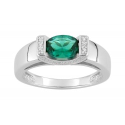 Bague argent 925/1000 et...