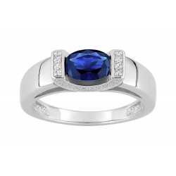 Bague argent 925/1000 et...
