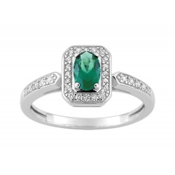 Bague argent 925/1000 et...