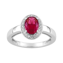 Bague argent 925/1000 et...