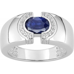 Bague argent 925/1000 et...