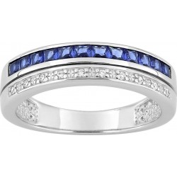 Bague argent 925/1000 et...