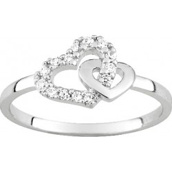 Bague argent 925/1000 et...