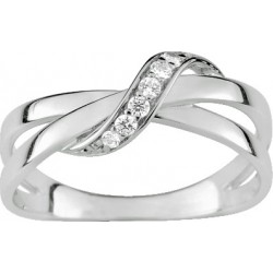 Bague argent 925/1000 et...