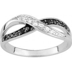 Bague argent 925/1000 et...