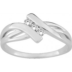Bague argent 925/1000 et...