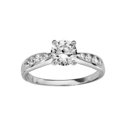 Bague argent 925/1000 et...
