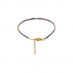 Bracelet acier DORÉ VERRE...