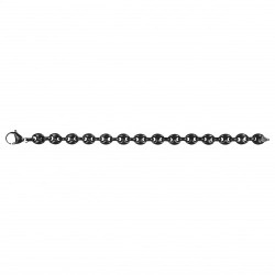 Bracelet acier noir vintage...