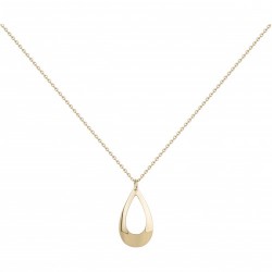 Collier acier goutte d eau...