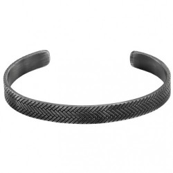 Bracelet acier jonc ouvert...