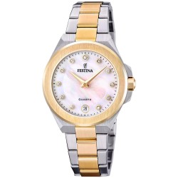 Montre dame bicolore...