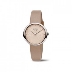 Montre dame titane sur cuir...