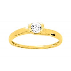 Bague or 750/1000 et oxyde...