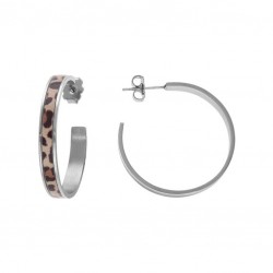 Boucles d'oreilles acier...