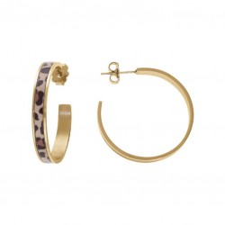 Boucles d'oreilles acier...